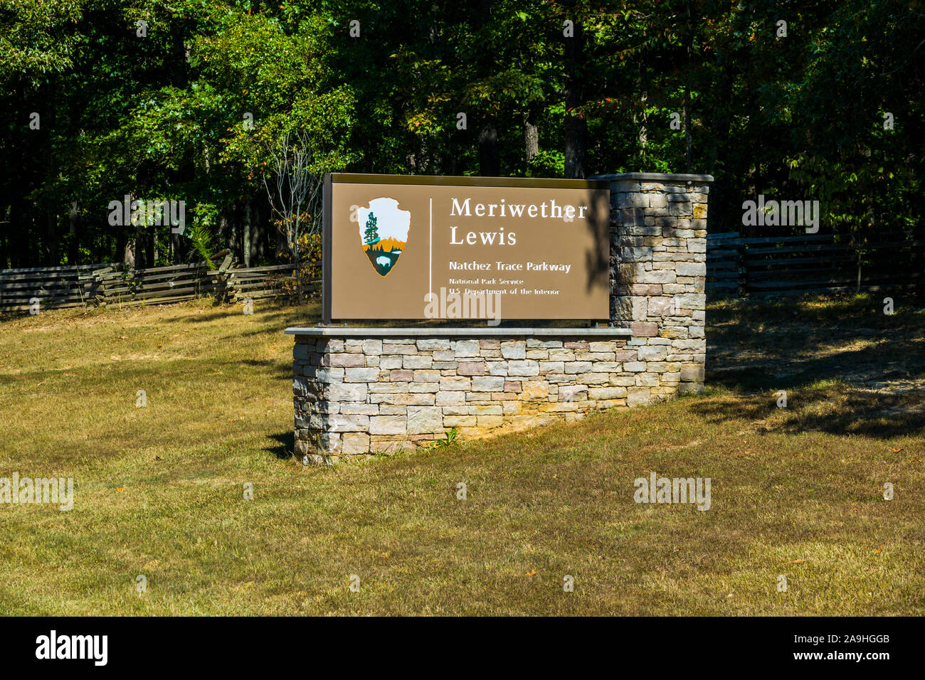 Meriwether Lewis on the Natchez Trace Parkway Mississippi MS also known ...