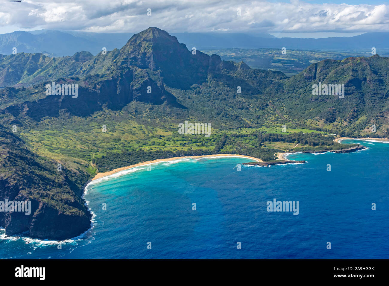 Aerial view of kauai hi-res stock photography and images - Alamy