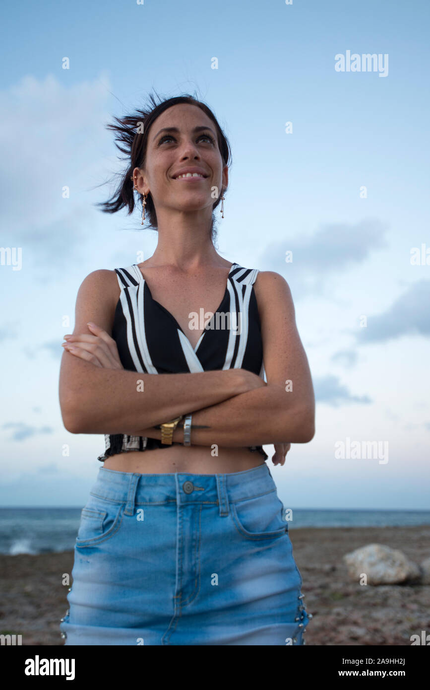 Ordinary portrait natural woman hi-res stock photography and images - Alamy