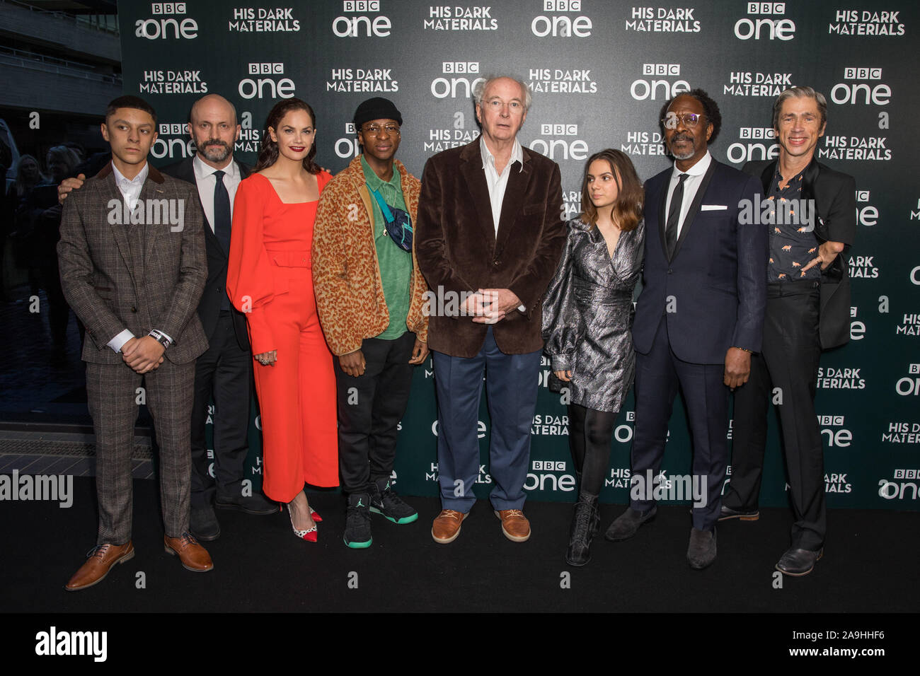 Launch of HIS DARK MATERIALS, the BBC and HBO series due to launch globally on 3 November Featuring: Daniel Frogson, Will Keen, Ruth Wilson, Simon Manyonda, Sir Philip Pullman, Dafne Keen, Clarke Peters, Mat Fraser Where: London, United Kingdom When: 15 Oct 2019 Credit: Phil Lewis/WENN.com Stock Photo