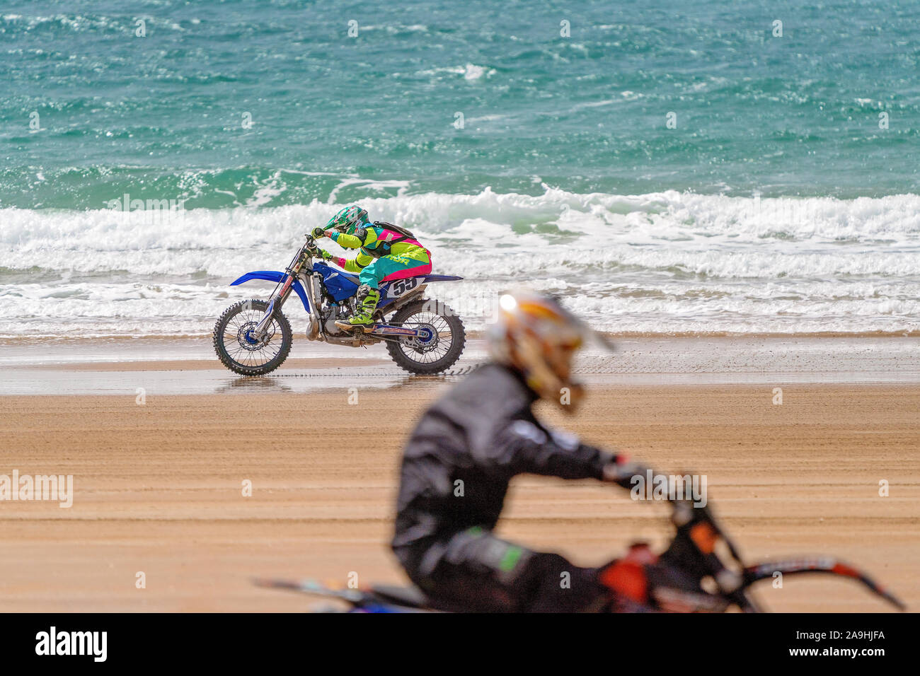 Motorcycle australia sand hi-res stock photography and images - Alamy