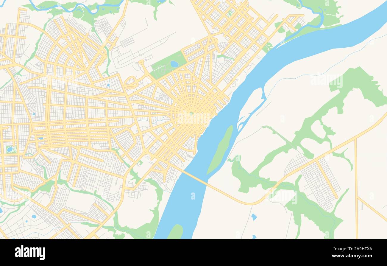 Boa Vista Brazil Map Printable Street Map Of Boa Vista, Brazil. Map Template For Business Use  Stock Vector Image & Art - Alamy