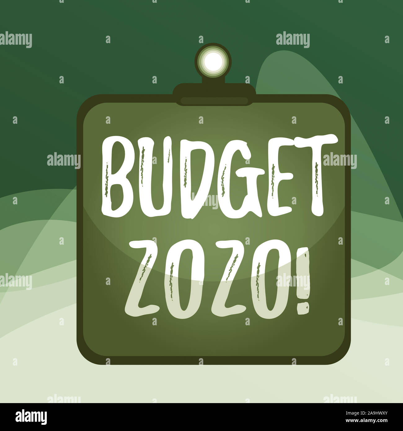 Writing note showing Budget 2020. Business concept for estimate of ...