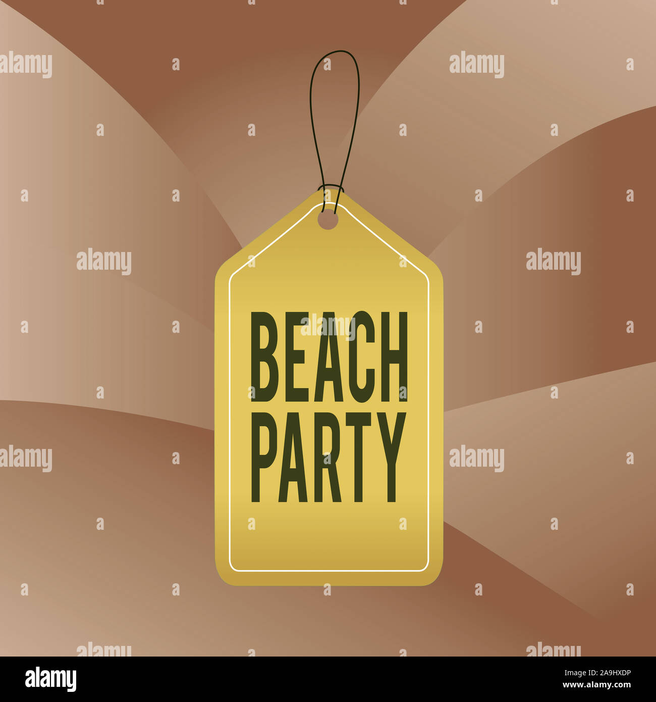 Handwriting text writing Beach Party. Conceptual photo large group of ...