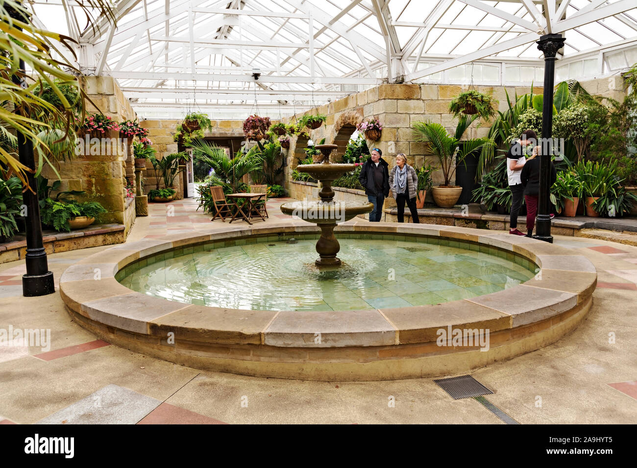 Hobart Australia / The Royal Tasmanian Botanical Gardens in Hobart,Tasmania. Stock Photo