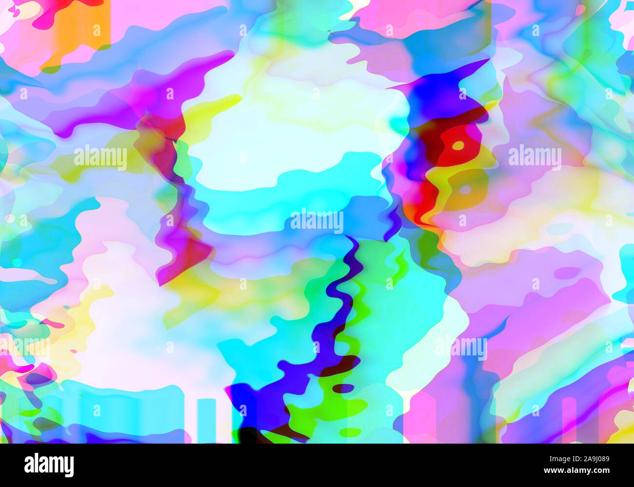 Multicolor ripple texture hi-res stock photography and images - Alamy