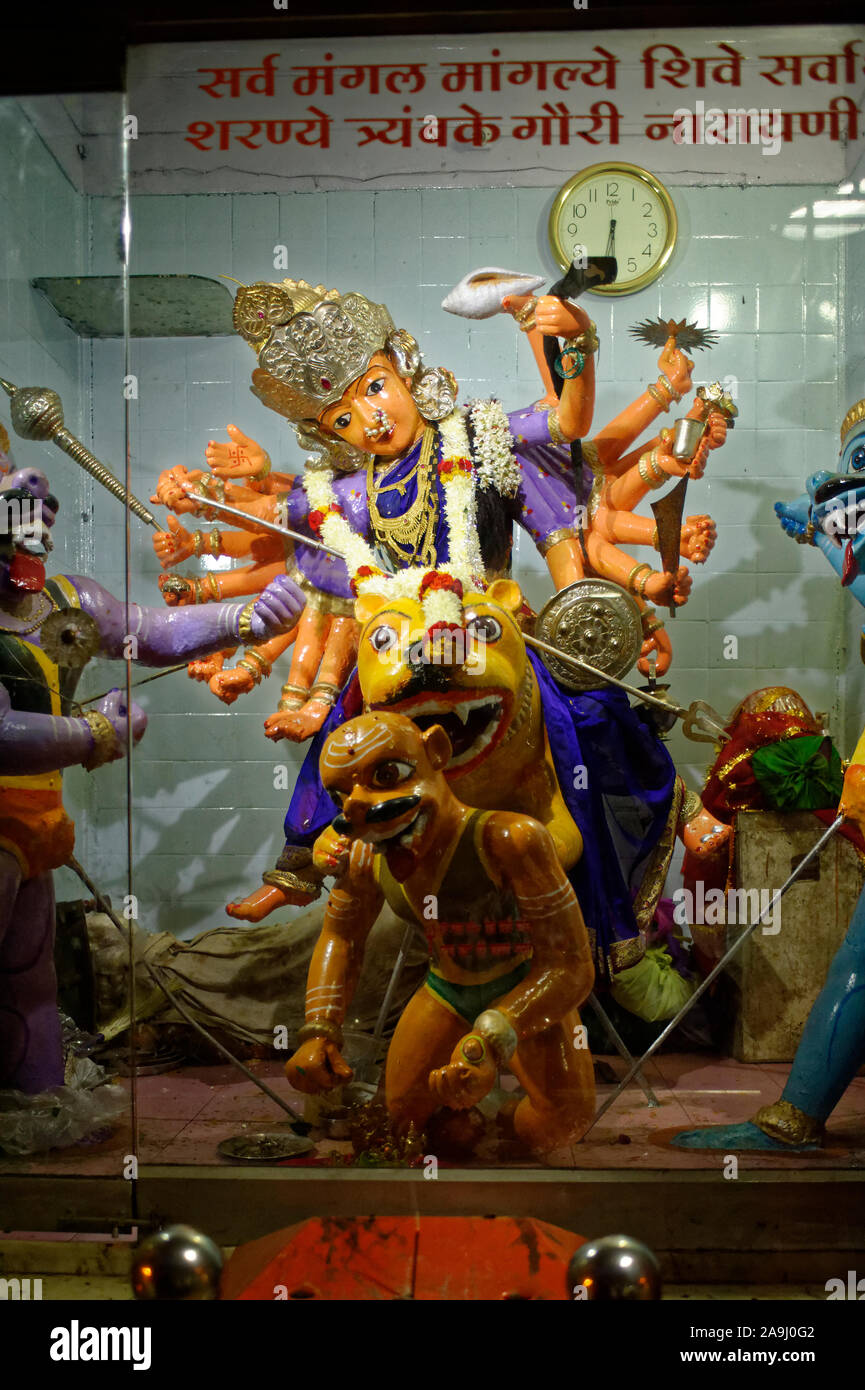 Idol of Goddess Saptashrungi mata(mother Stock Photo - Alamy