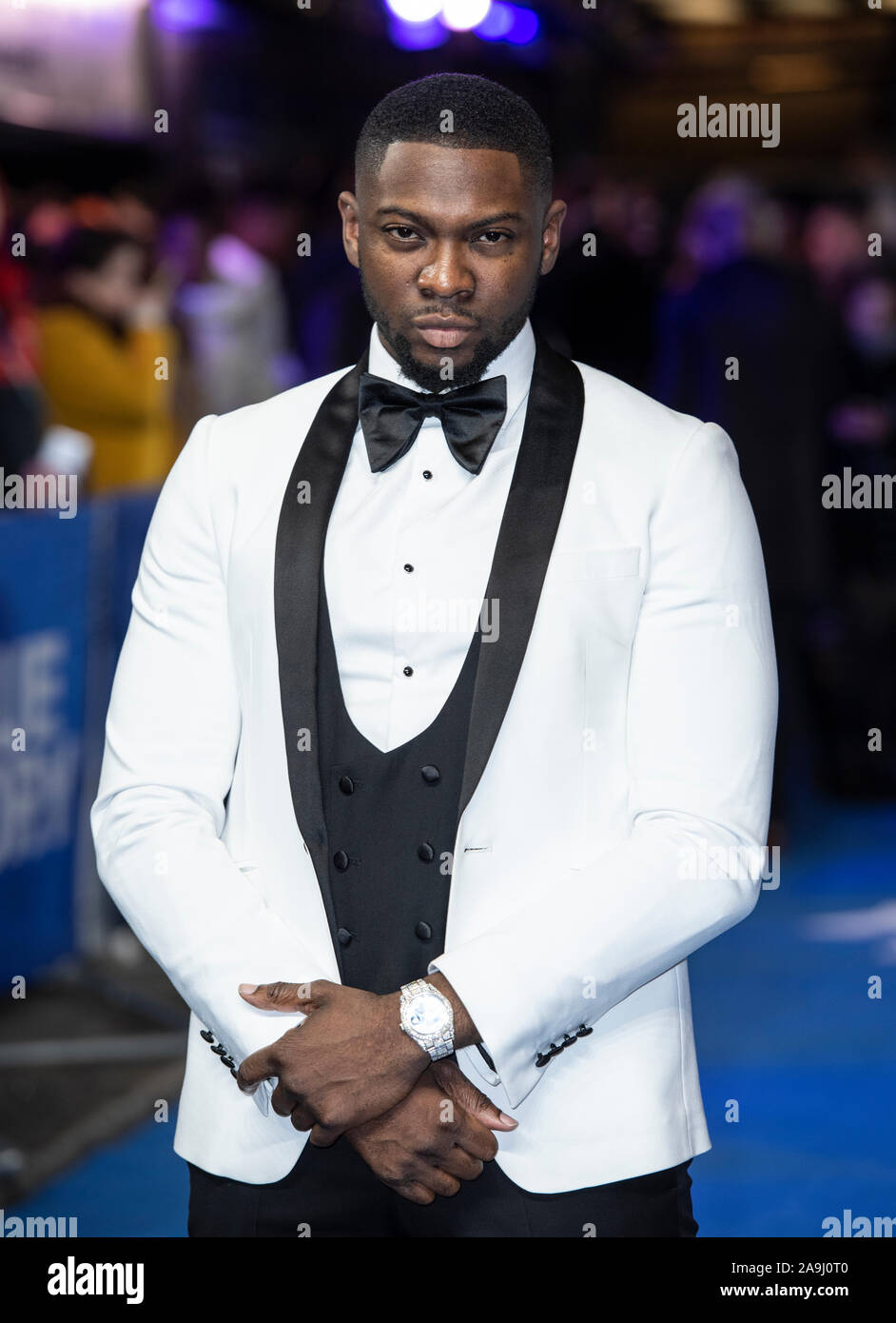 London, UK. 14th Nov, 2019. Rapman attends the World Premiere of the ...