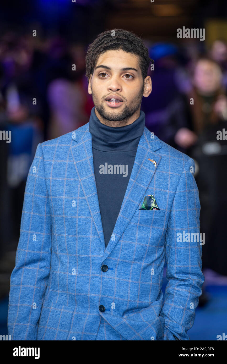 London, UK. 14th Nov, 2019. Rohan Nedd attends the World Premiere of the Blue Story at the Curzon Mayfair in London. Credit: SOPA Images Limited/Alamy Live News Stock Photo