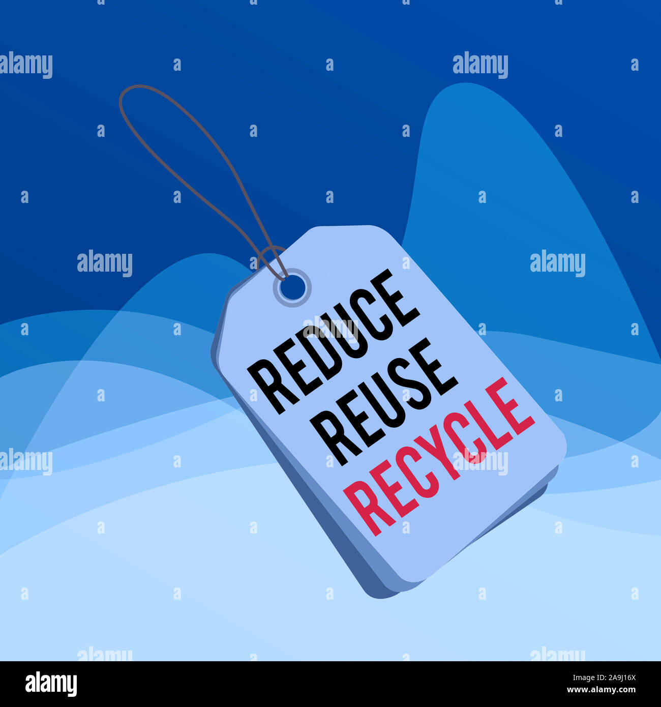 Writing note showing Reduce Reuse Recycle. Business concept for ways ...