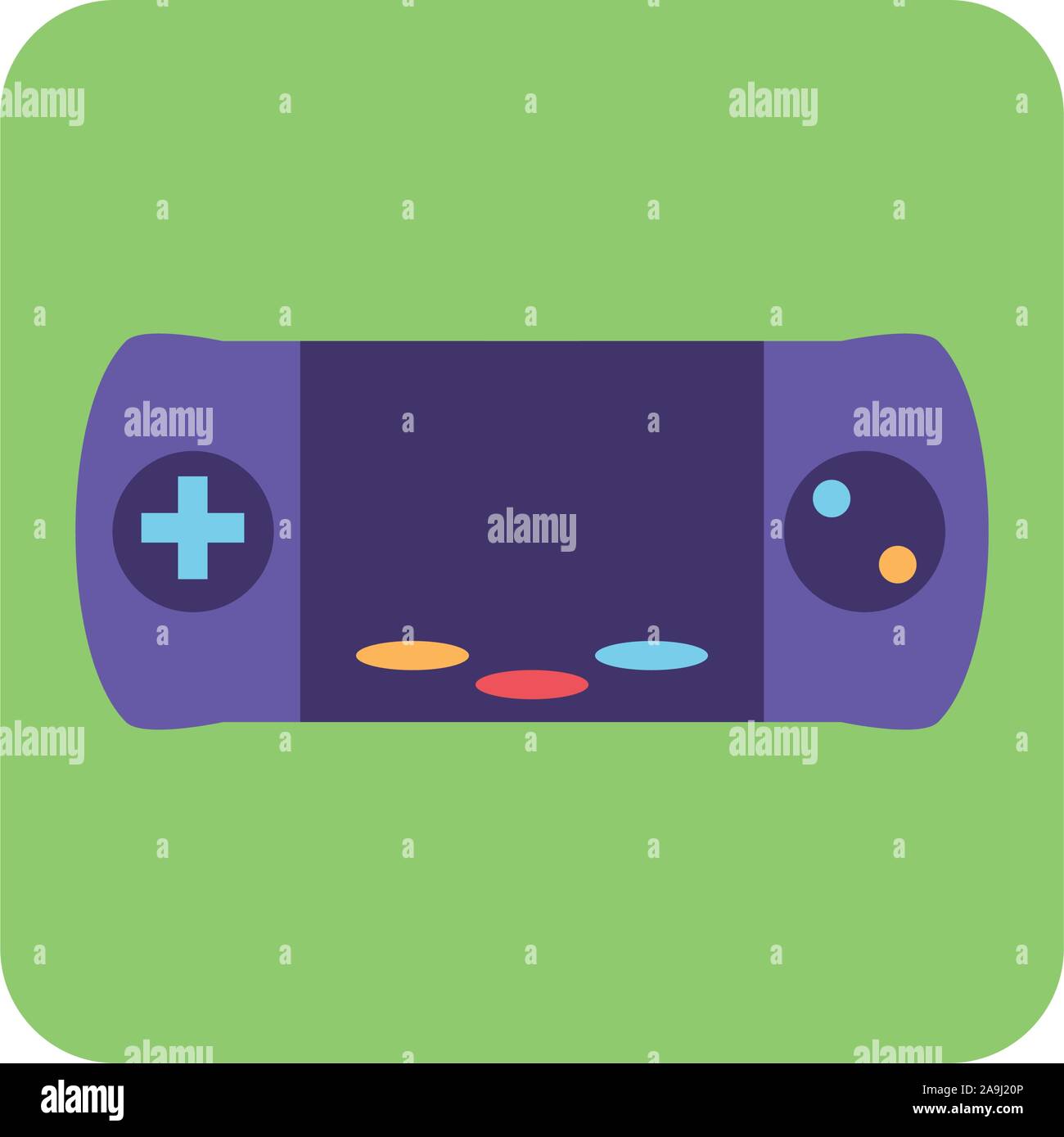 videogame console on white background vector illustration design Stock ...