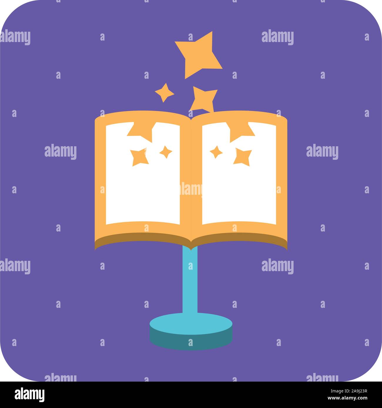open book on white background vector illustration design Stock Vector ...