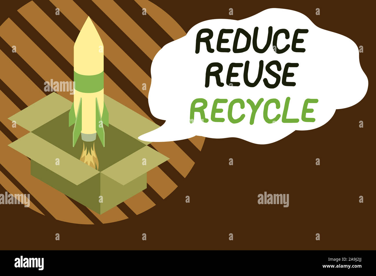 Handwriting text writing Reduce Reuse Recycle. Conceptual photo ways ...