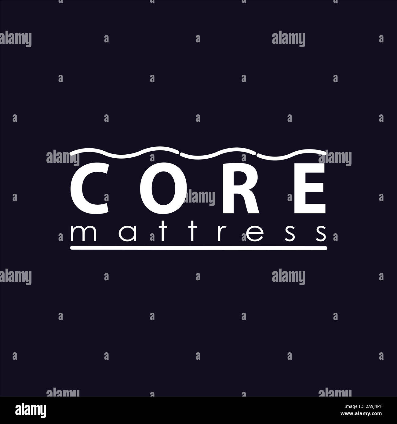 mattress Logo Template Stock Photo Alamy