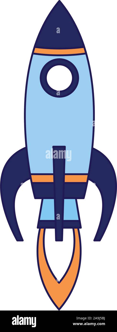 space rocket icon, flat design Stock Vector Image & Art - Alamy