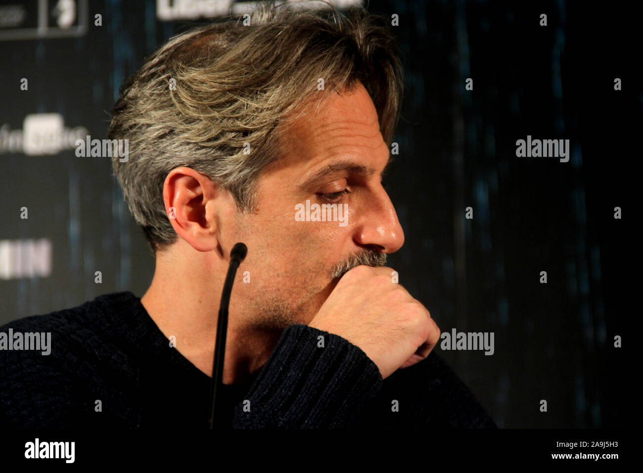 Gijon, Spain. 15th Nov, 2019. The actor Ernesto Alterio during the International Gijon film festival where he win the cinematography price Nacho Martinez 2019. (Photo by Mercedes Menendez/Pacific Press) Credit: Pacific Press Agency/Alamy Live News Stock Photo