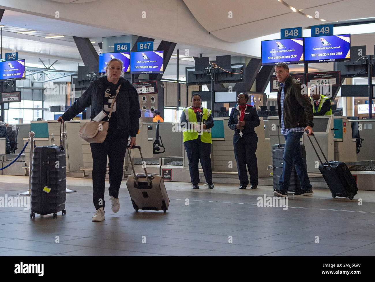 Johannesburg South Africa 15th Nov 2019 Passengers Leave The