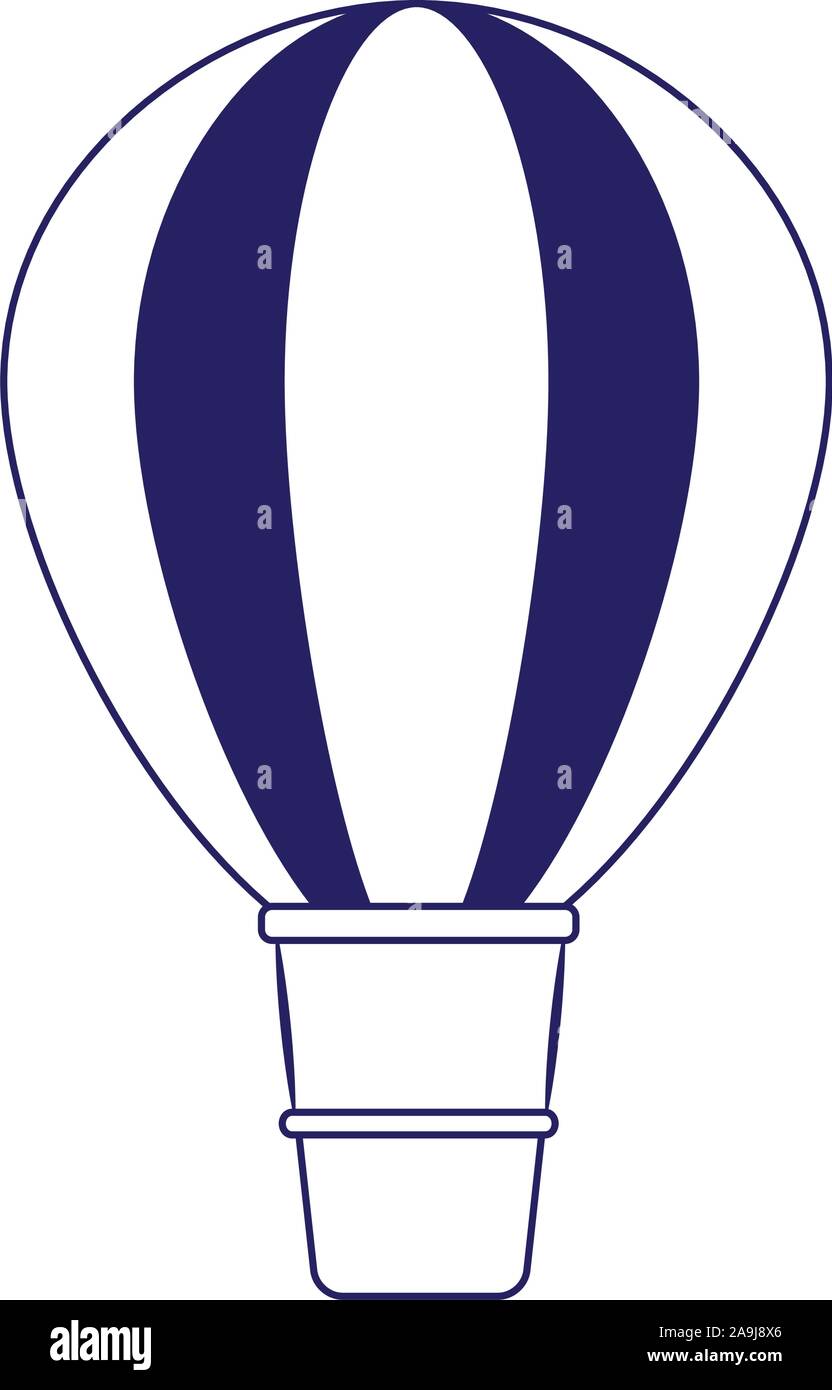 hot air balloon icon, flat design Stock Vector Image & Art - Alamy