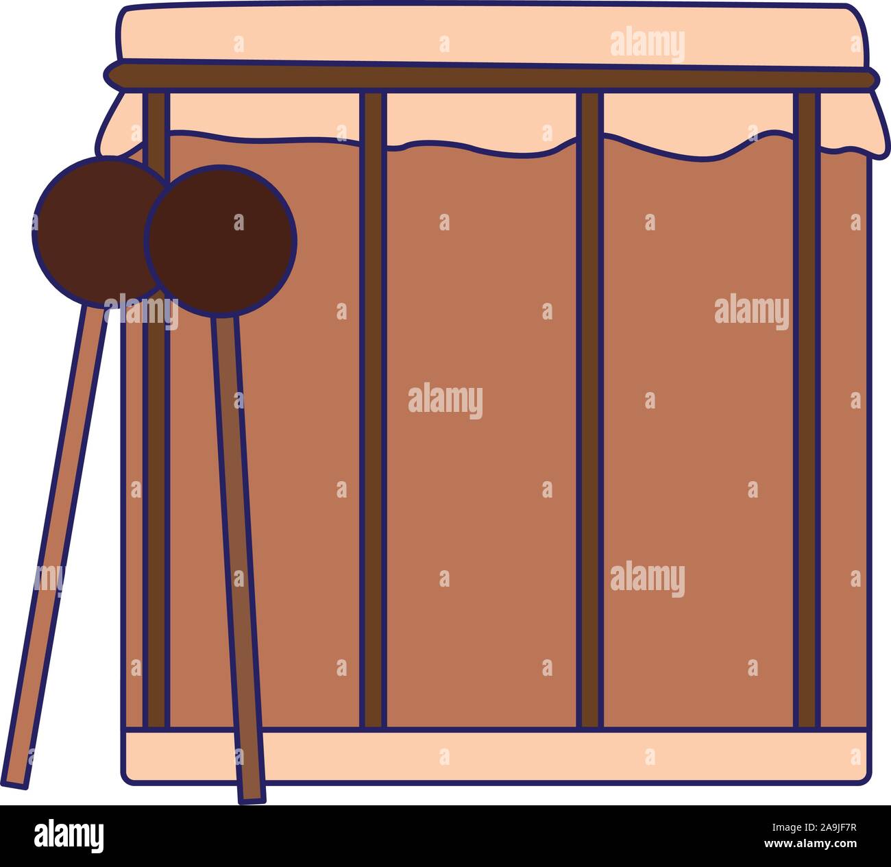Snare drum sticks Stock Vector Images - Alamy