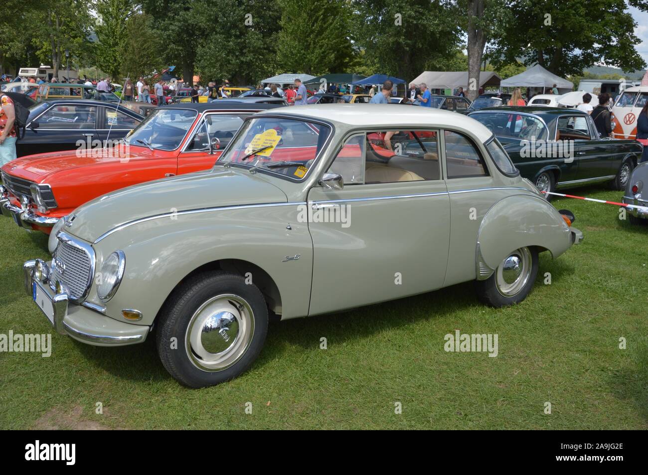 Classic car 'auto union 1000'  on an oldtimer exihibition in Rinteln Stock Photo
