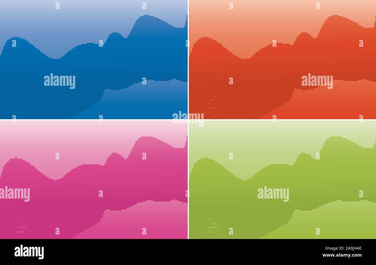 Background template with wavy lines illustration Stock Vector Image ...