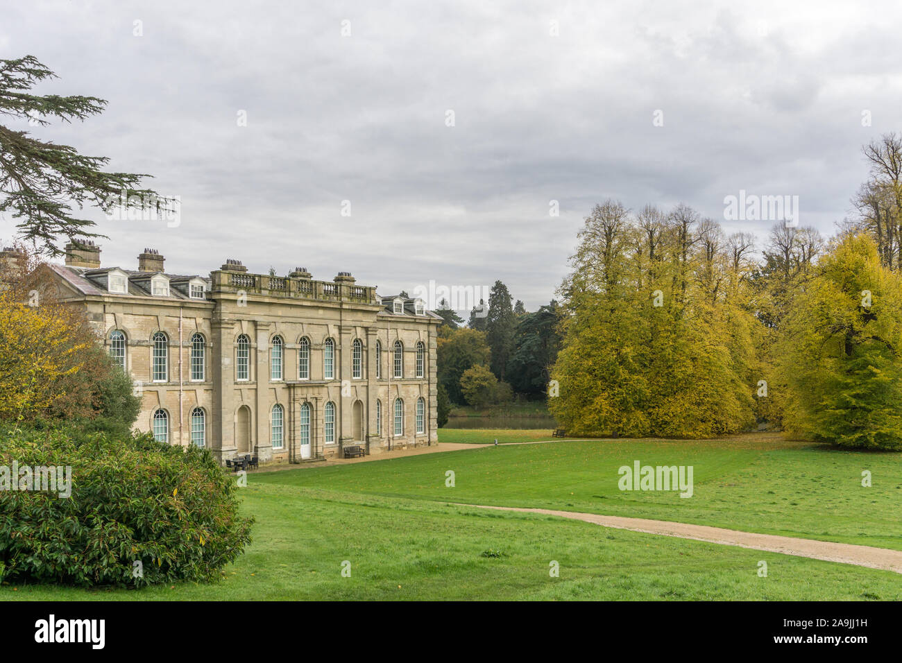 Compton Verney, an 18th century country house which now houses an award winning art gallery; Warwickshire, UK Stock Photo