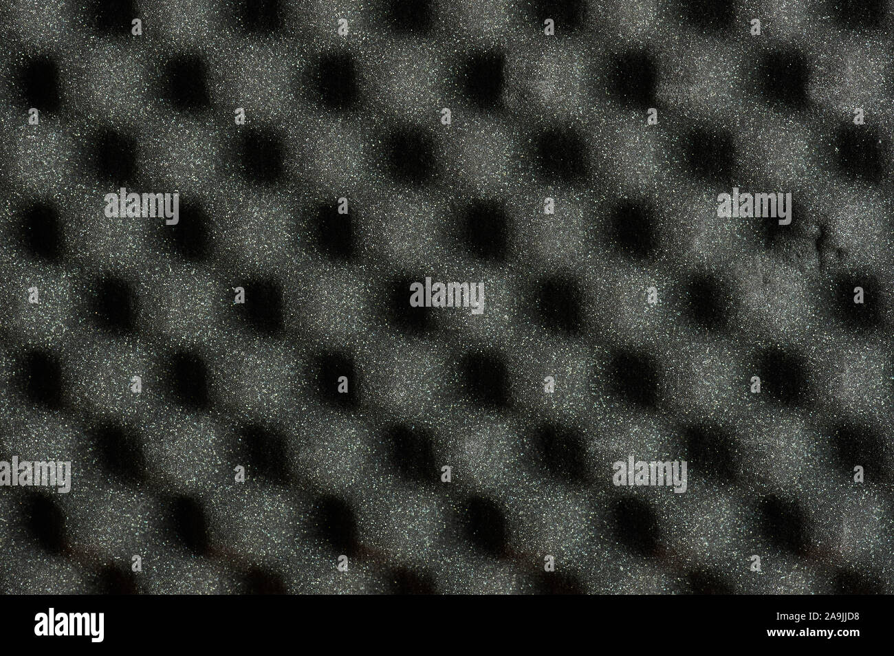 Gray audio absorbing foam pattern background Stock Photo