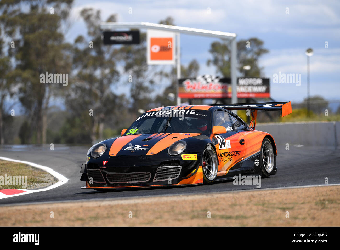 GT-1 Australia John Morriss, Motorsport Leasing Pty Ltd.  Porsche GT-1 Australia - Practice 2 Winton Raceway Stock Photo