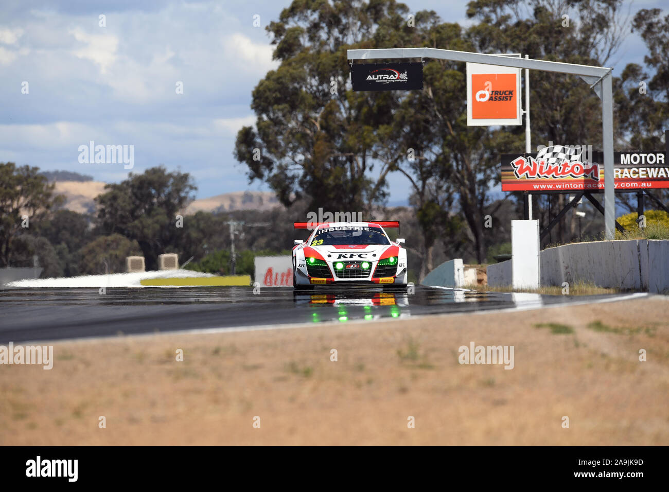 GT-1 Australia Matt Stoupas, KFC Motorsport.  Audi GT-1 Australia - Practice 2 Winton Raceway Stock Photo