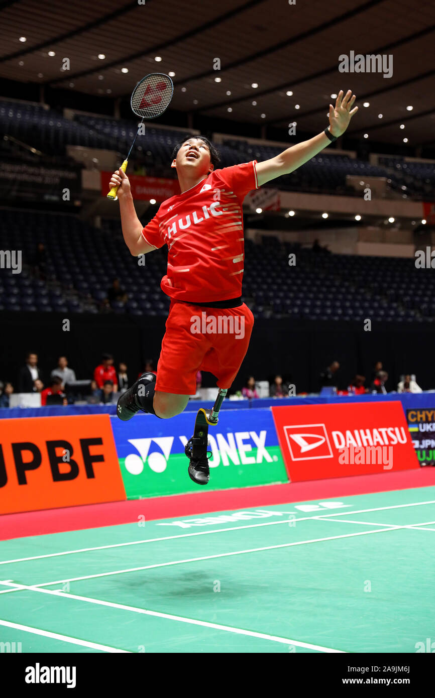 Tokyo, Japan. 15th Nov, 2019. Daisuke Fujihara (JPN) Badminton : HULIC ...