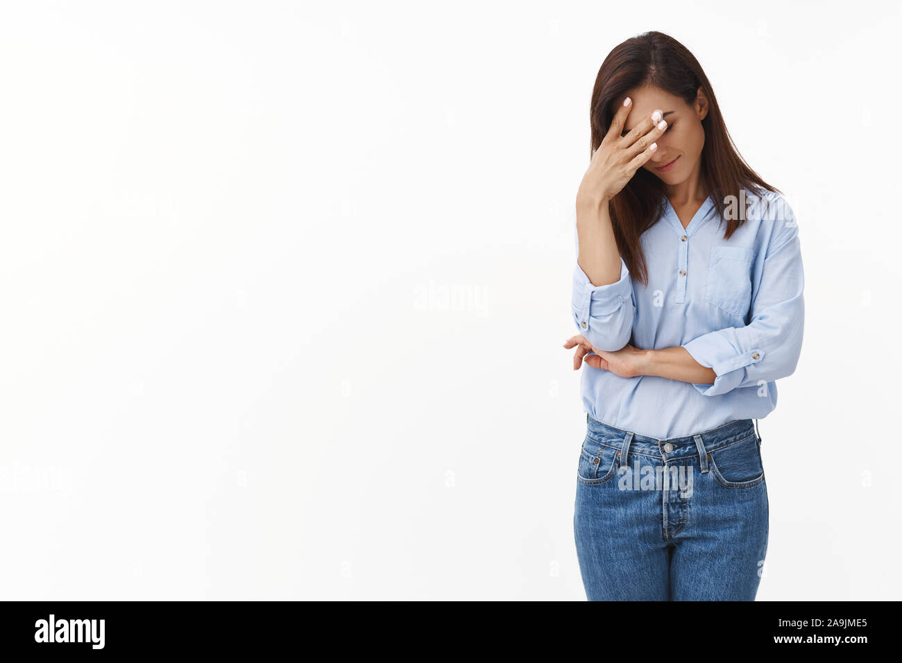 Middle Aged Woman Embarrassed Cut Out Stock Images And Pictures Alamy