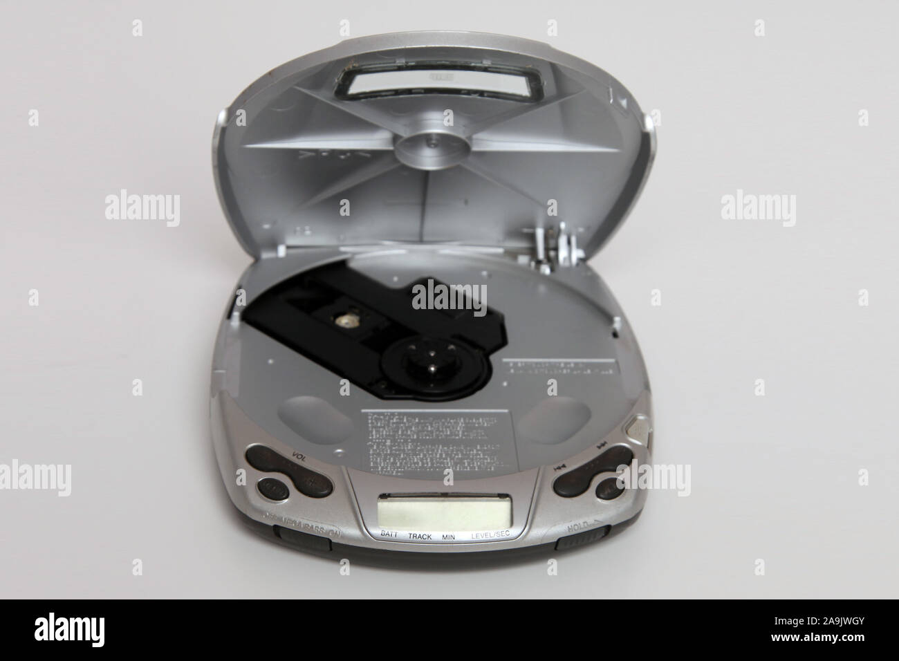 SONY D-191 CD Walkman Discman Compact Disc Player Silver Digital Mega Bass,  Lid open Stock Photo - Alamy