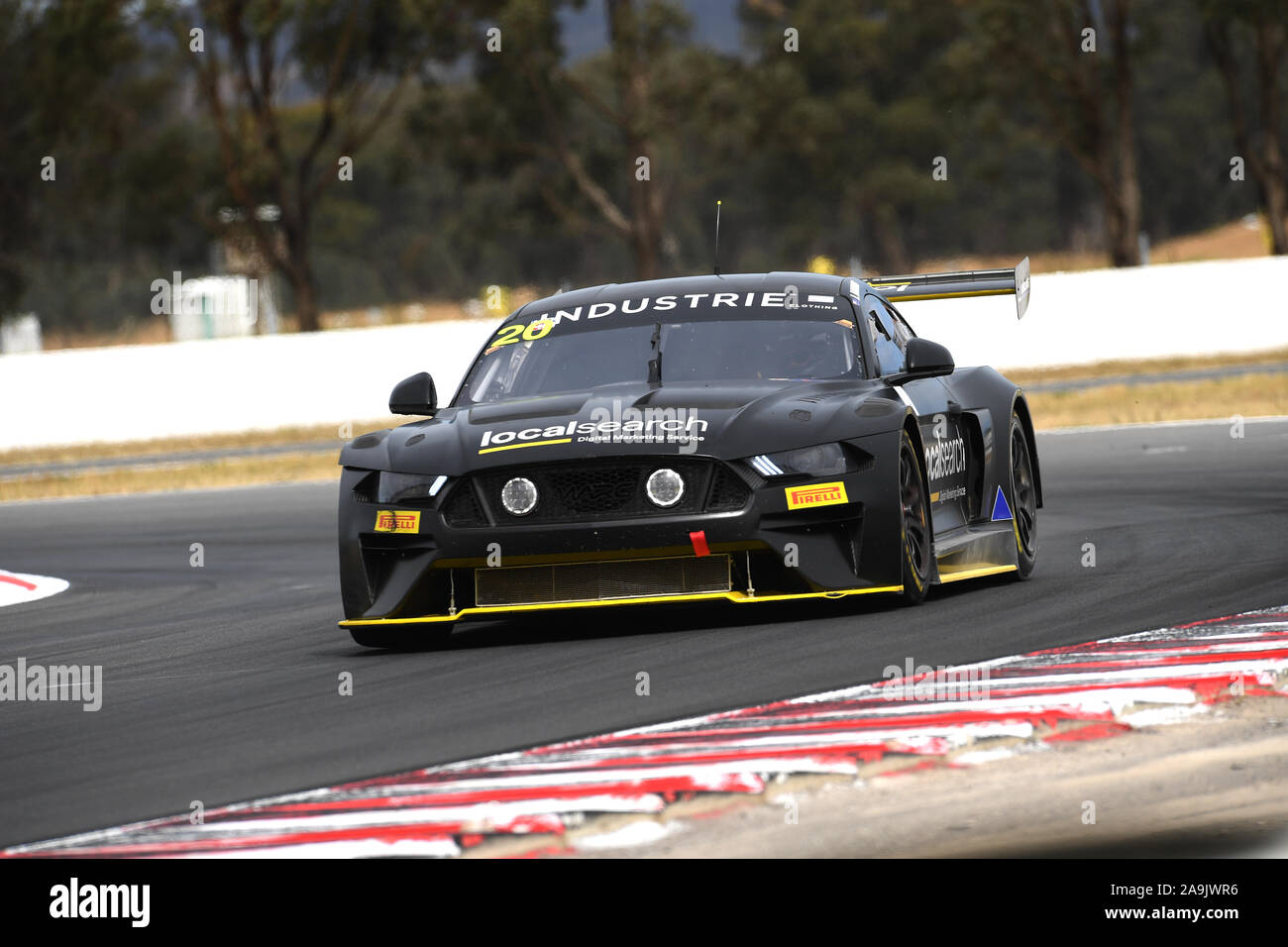 GT-1 Australia Adam Hargraves, localsearch.  MARC II GT-1 Australia Race 1 Winton Raceway Stock Photo
