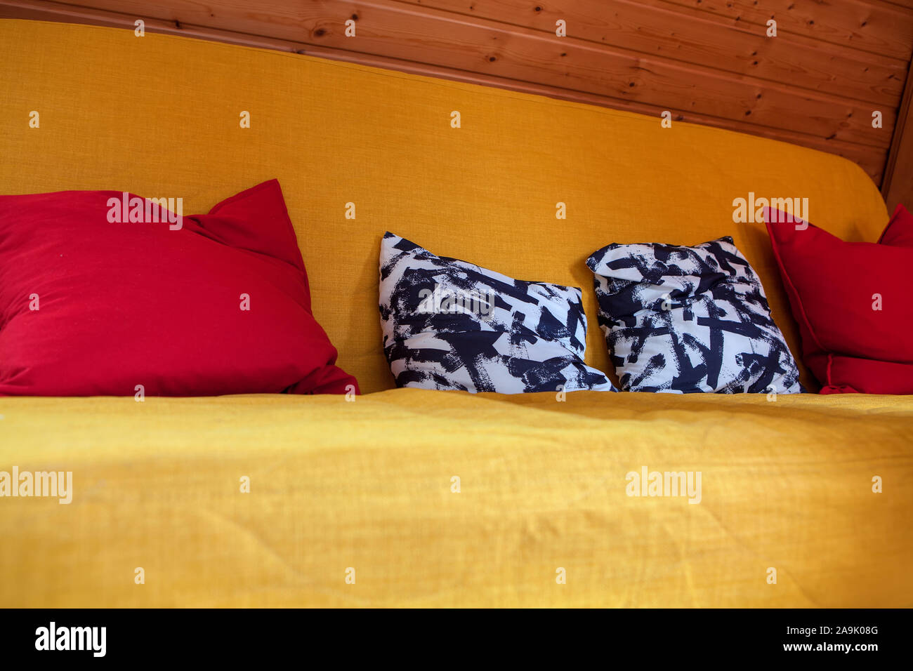 Pillows On The Comfortable Sofa Stock Photo 332946224 Alamy