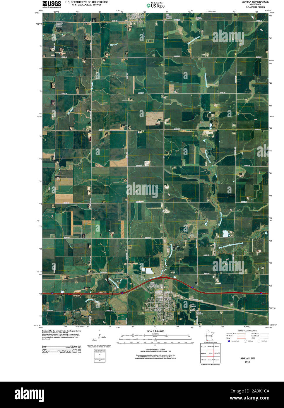 Map of adrian hires stock photography and images Alamy