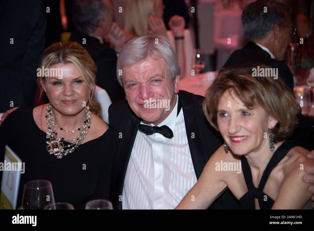 from left Corinna SCHUMACHER, Volker BOUFFIER, Hessian State Premier