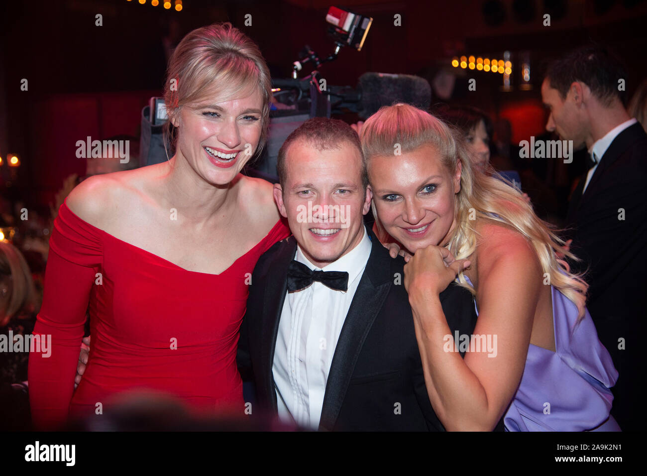 from left: Britta HEIDEMANN, Fencer, Fabian HAMBUECHEN, Turner