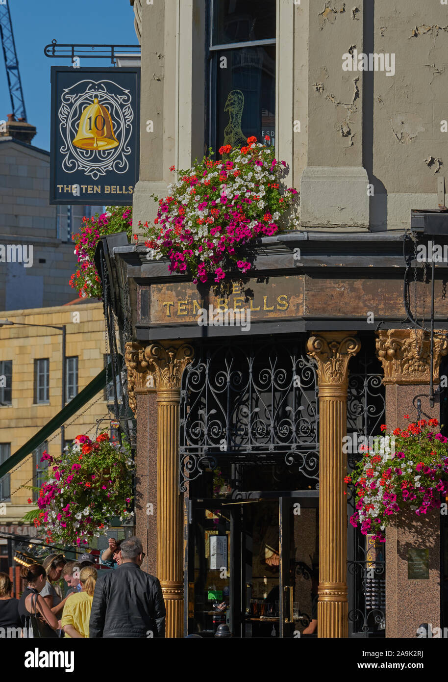 ten bells pub spitalfields Stock Photo Alamy