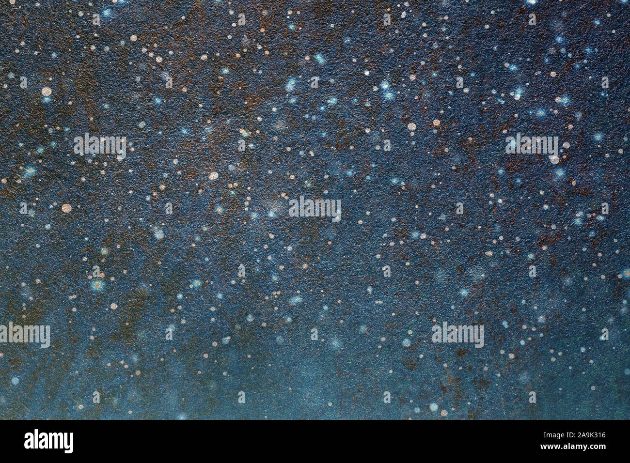 Falling snowflakes on blue background hi-res stock photography and ...