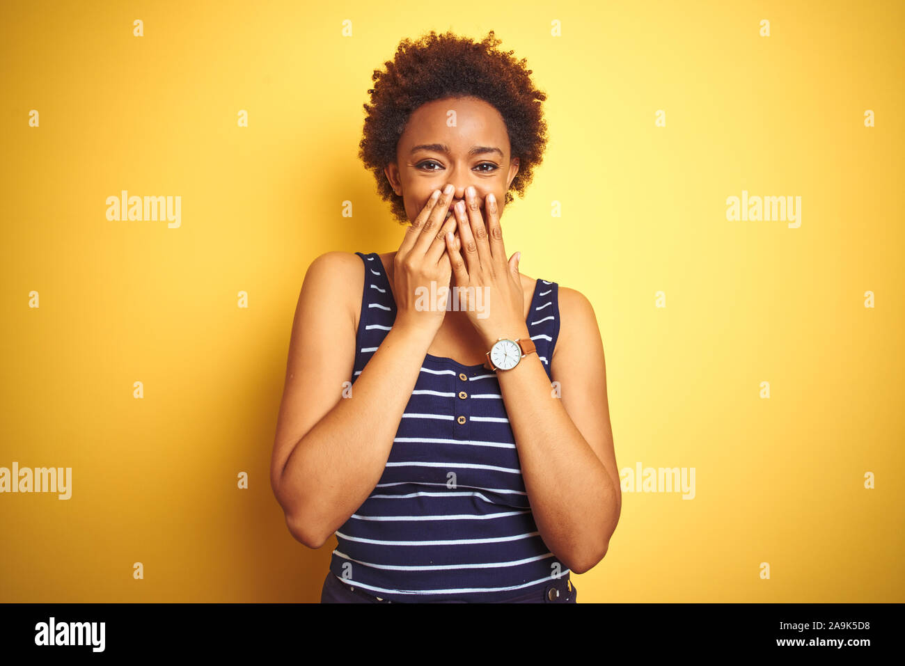 Woman embarrassed funny summer hi-res stock photography and images - Alamy