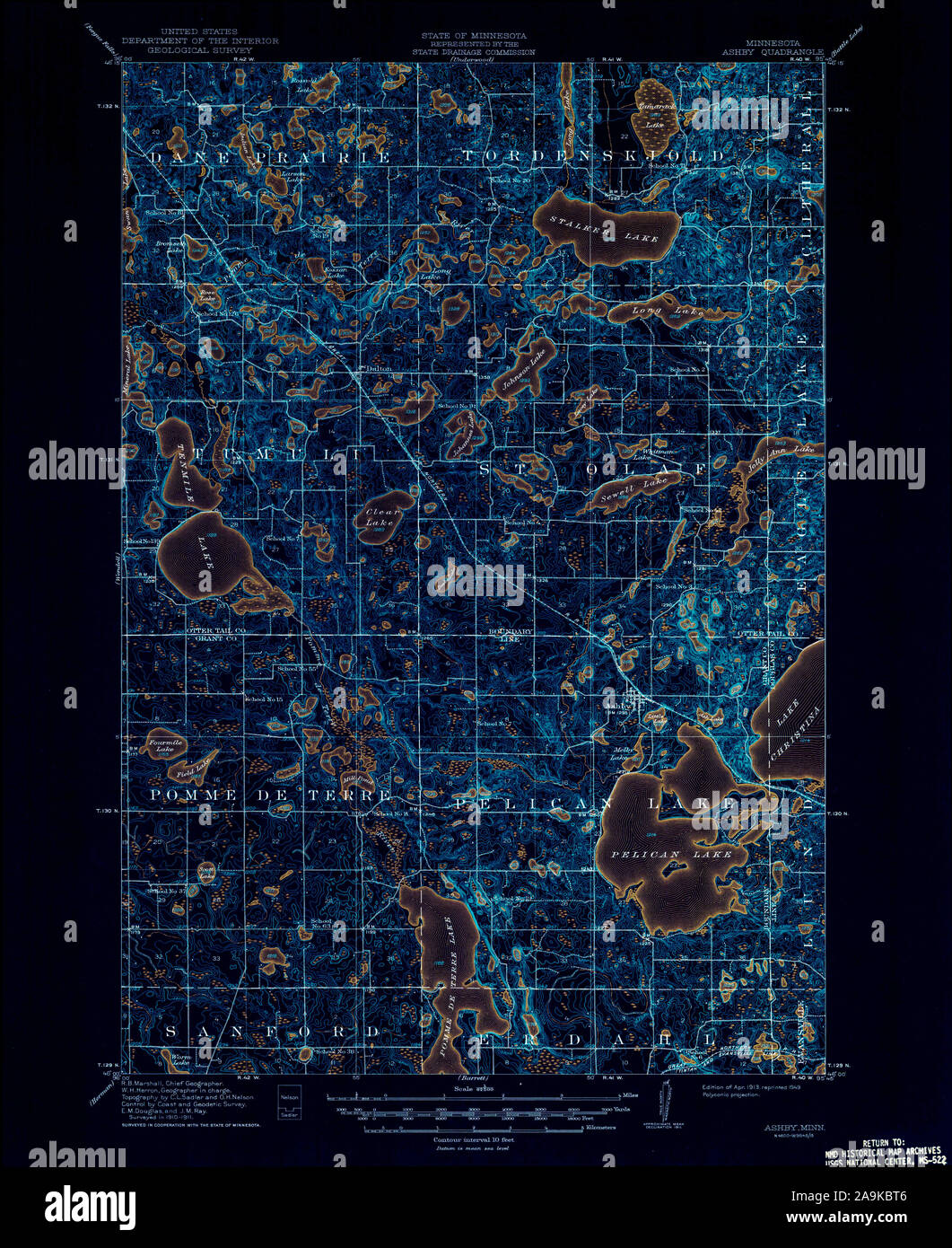 1913 minnesota map hires stock photography and images Alamy