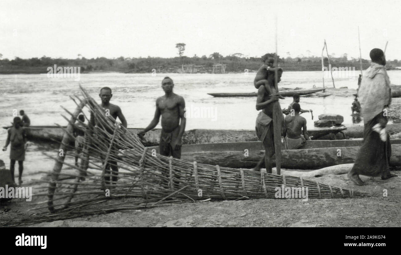 Fishing gear of Wagenia tribe, Africa Stock Photo Alamy