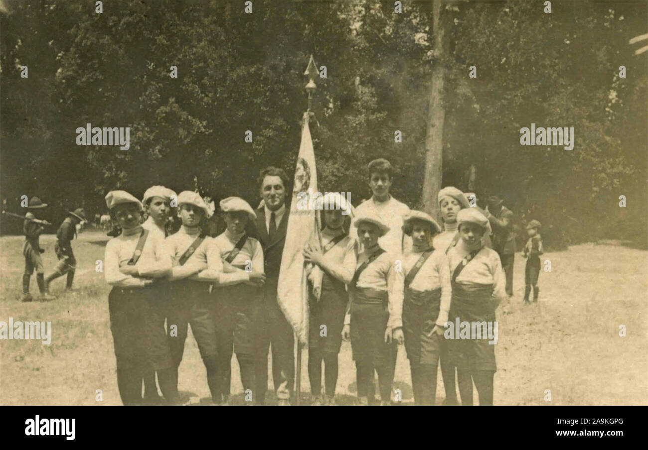 The group of children Sessariana Gymnastics Team, Frascati, Italy Stock Photo