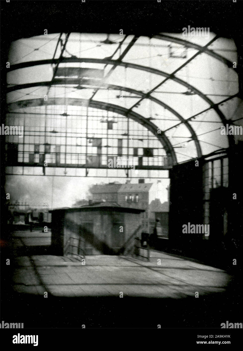 Railway station, Hamburg , Germany Stock Photo