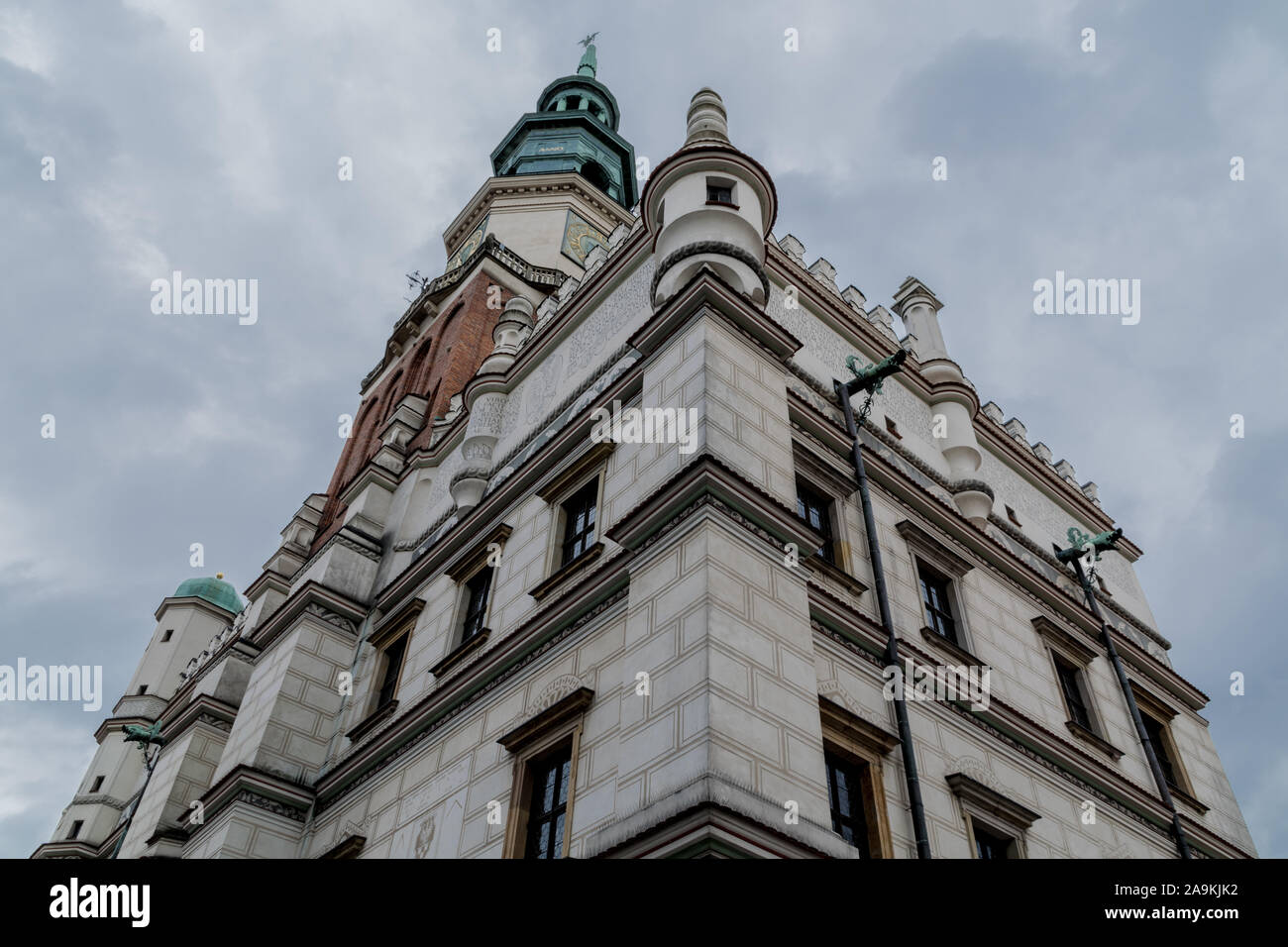The Old Town Hall / Ratusz in Market Square, Poznan Stock Photo