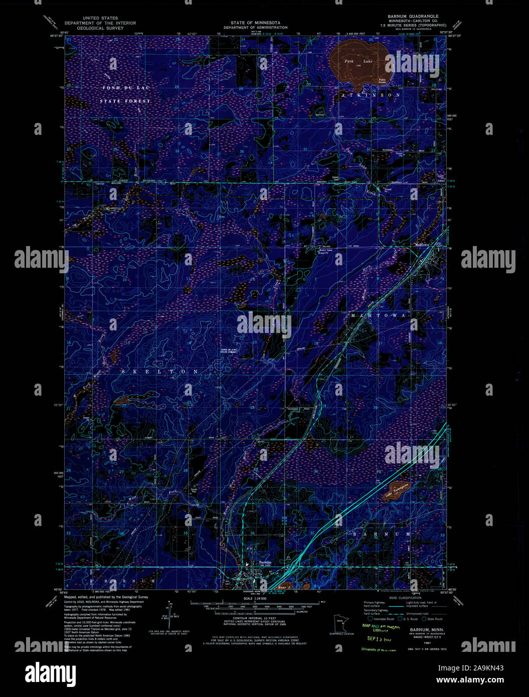 Map of barnum hires stock photography and images Alamy