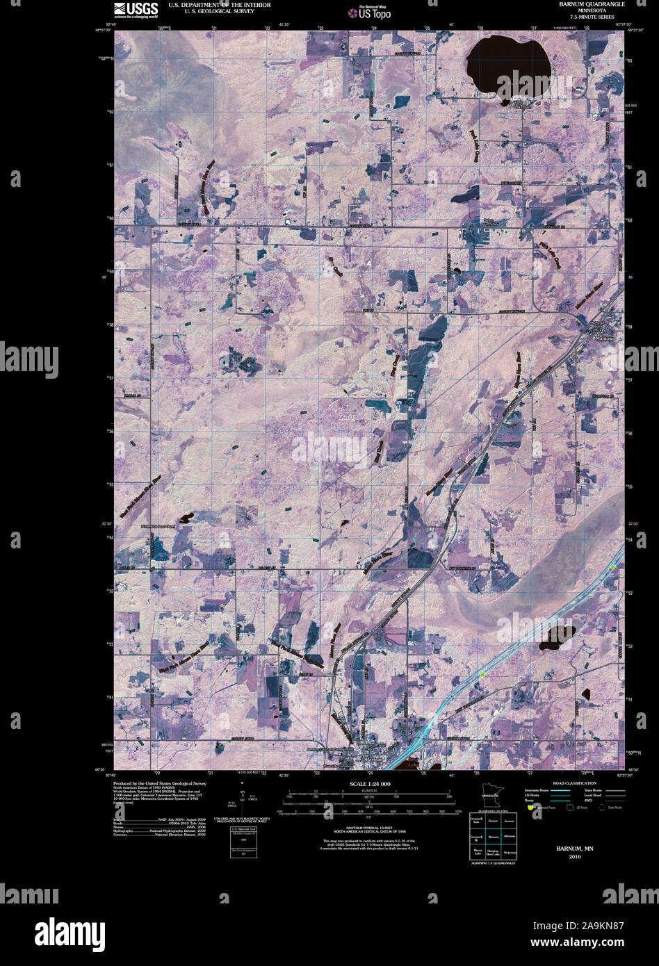 Map of barnum hires stock photography and images Alamy