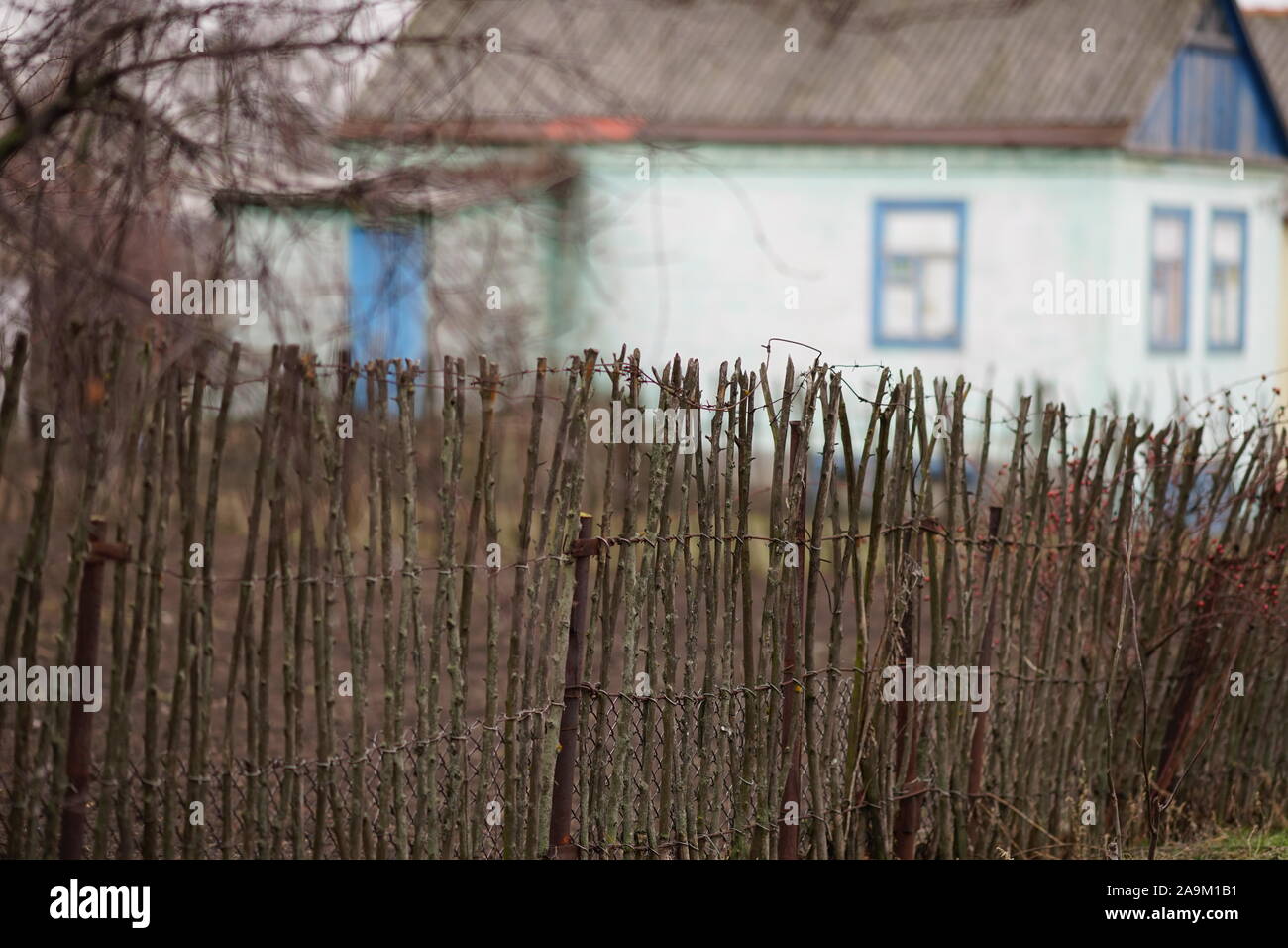 Wattle Rods Wattle fence hi-res stock photography and images - Alamy