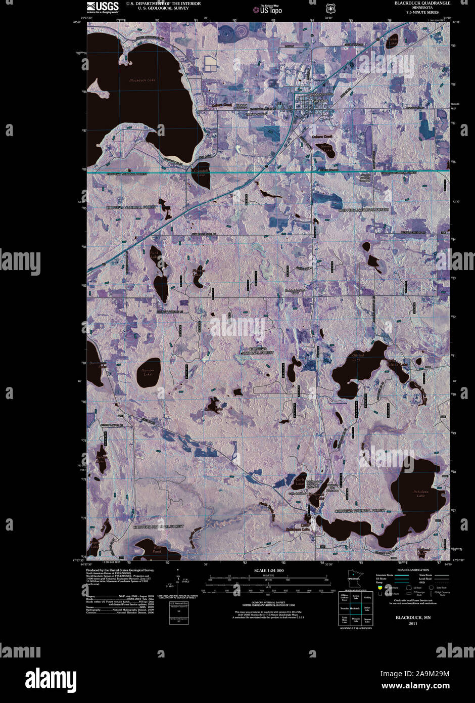 Map of blackduck hires stock photography and images Alamy