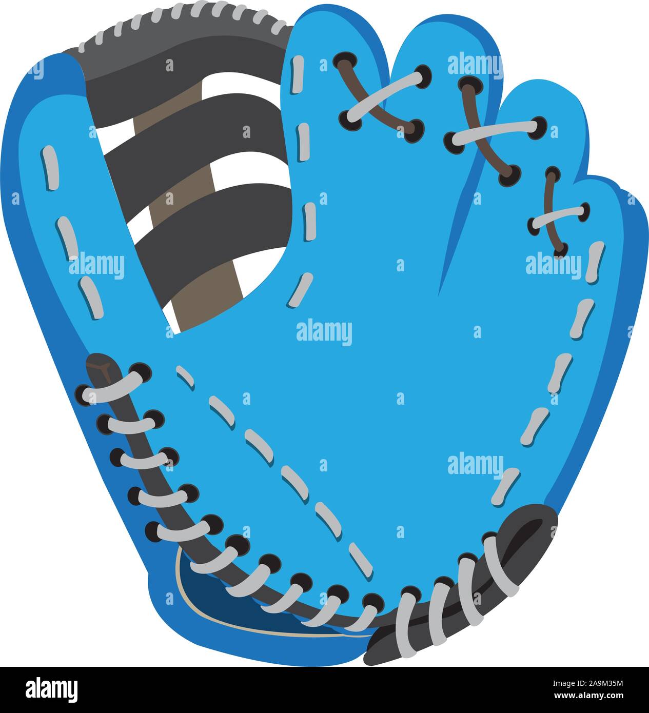Isolated baseball glove on a white background Vector illustration